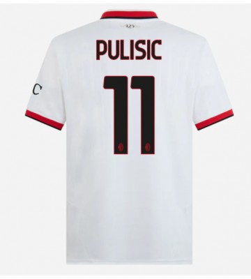 AC Milan Christian Pulisic #11 Segunda Equipación 2024-25 Manga Corta